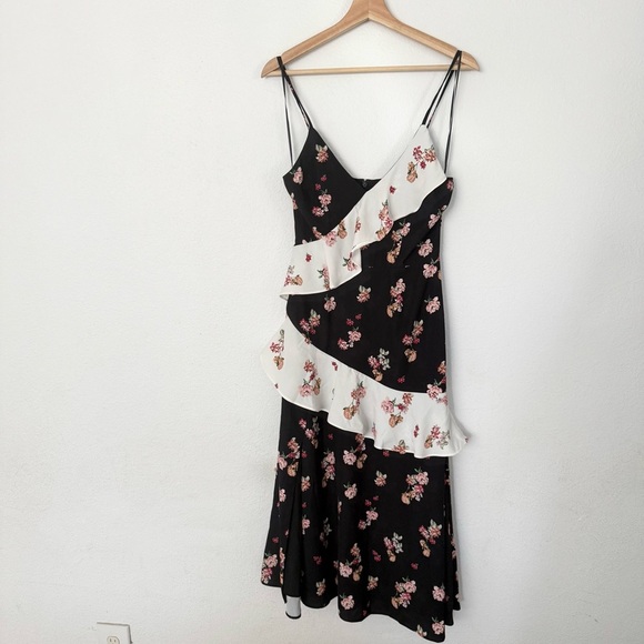 KEEPSAKE the Label Black and Floral Dress size XS - Picture 4 of 16